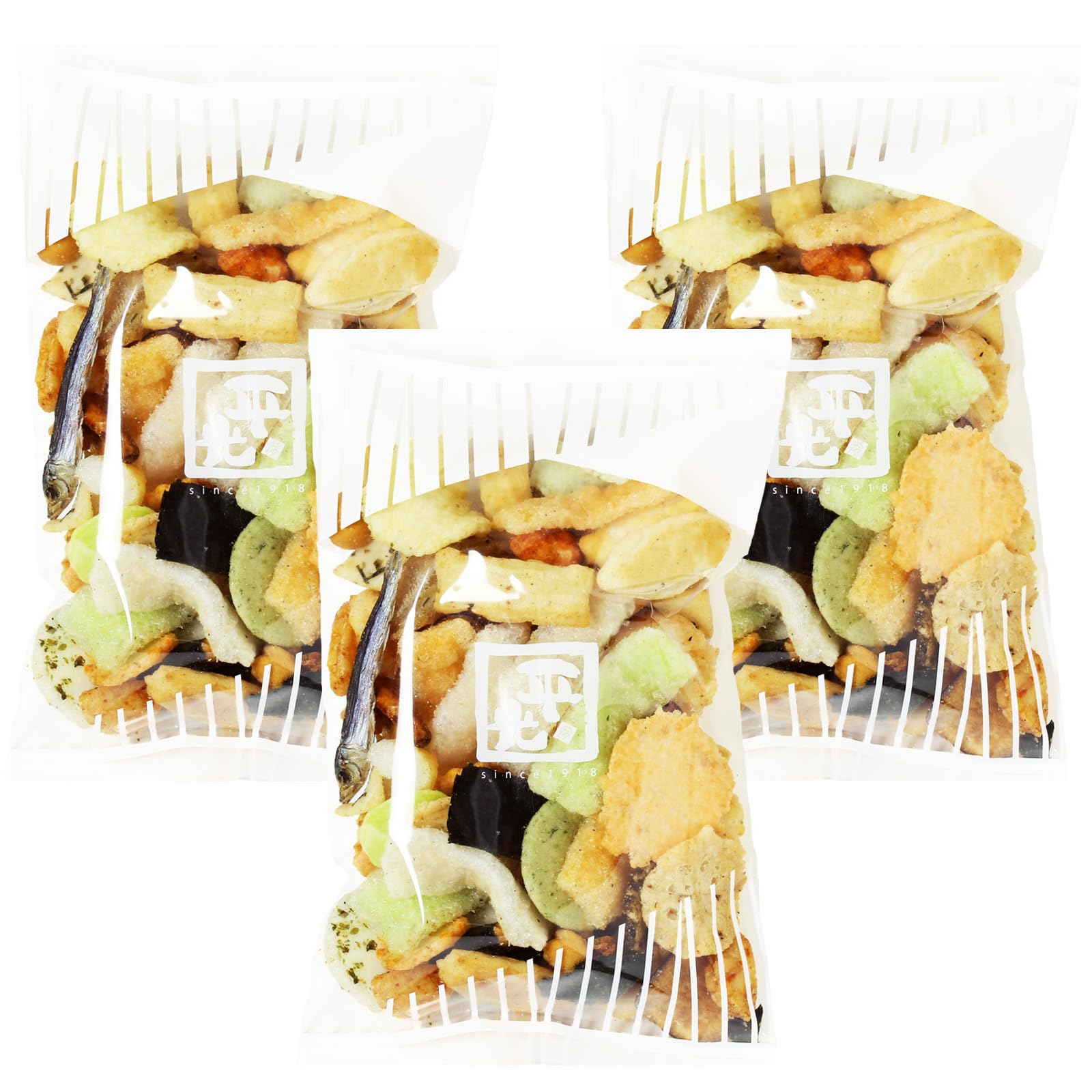 Amazon.co.jp: 平光商店 お好みあられ 吹き寄せ おかき ミックス120g